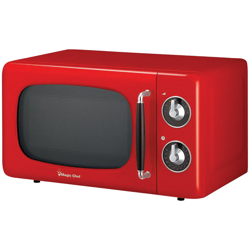 Magic Chef .7 Cubic Ft 700Watt Retro Microwave & Reviews Wayfair
